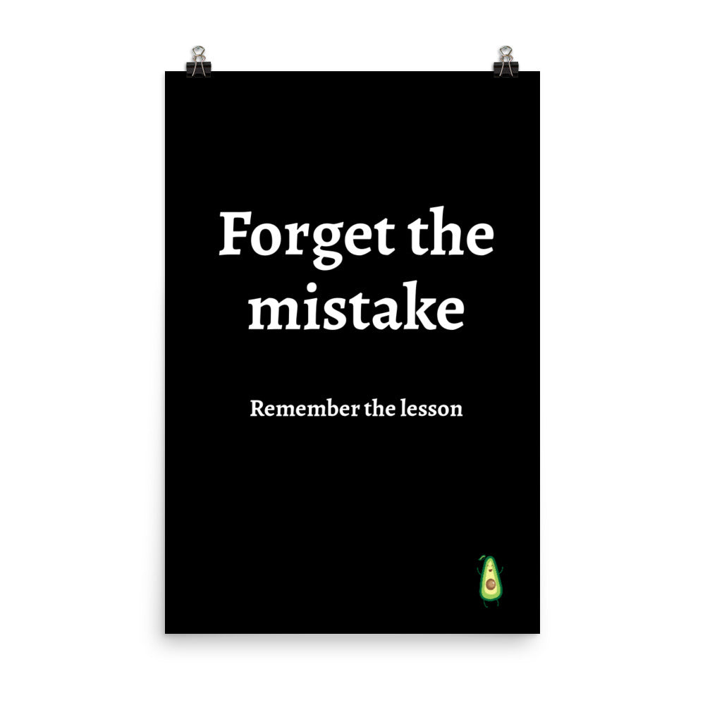 Forget the mistake (24 x 36)
